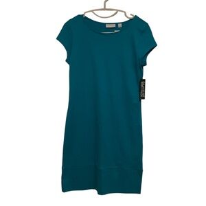 NWT New York & Co Solid Blue T-shirt Dress Size XS
